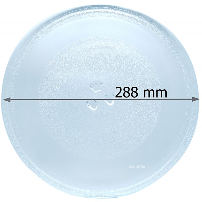 Piatto Girevole in Vetro per Forno Microonde Diametro 288 mm Z547